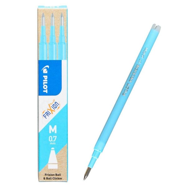 PILOT FRIXION Tintenrollerminen hellblau 0,4 mm 3 St.