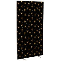 PAPERFLOW Trennwand easyScreen Classic Chic, 60009 bunt 94,0 x 173,4 cm, 1 St.