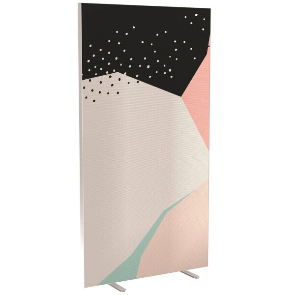 PAPERFLOW Trennwand easyScreen Colour, 61023 bunt 94,0 x 173,4 cm, 1 St.