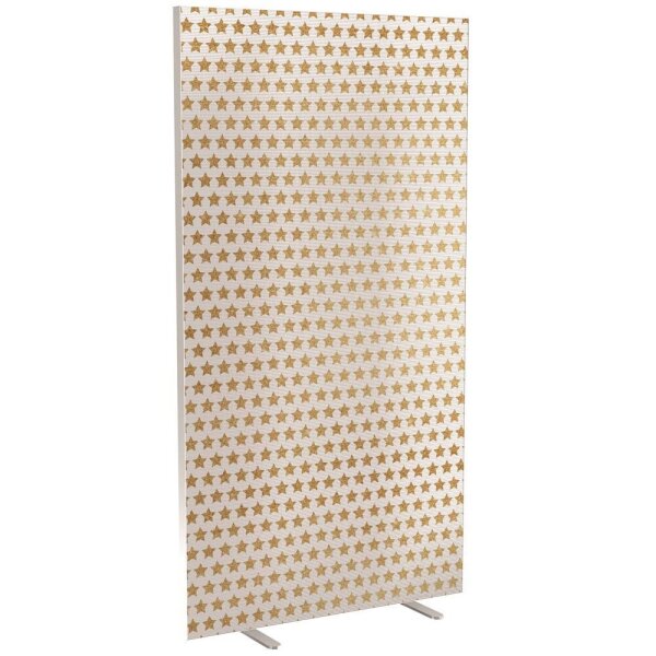 PAPERFLOW Trennwand easyScreen Classic Chic, 62401 bunt 94,0 x 173,4 cm, 1 St.