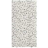PAPERFLOW Trennwand easyScreen Black & White, 60421 bunt 94,0 x 173,4 cm, 1 St.