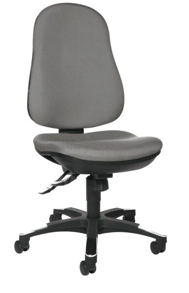 Topstar Bürostuhl Trend SY 10, 9020G23 Stoff grau, Gestell schwarz