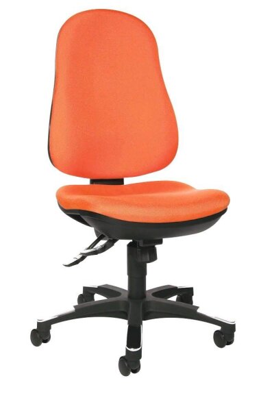 Topstar Bürostuhl Trend SY 10, 9020G04 Stoff orange, Gestell schwarz