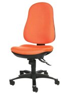 Topstar Bürostuhl Trend SY 10, 9020G04 Stoff orange, Gestell schwarz