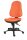 Topstar Bürostuhl Trend SY 10, 9020G04 Stoff orange, Gestell schwarz
