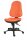 Topstar Bürostuhl Trend SY 10, 9020G04 Stoff orange, Gestell schwarz