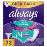 always Slipeinlagen Daily Fresh Flexistyle Normal, 72 St.