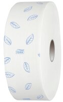 TORK Jumbo-Toilettenpapier T1 Premium Soft 2-lagig Recyclingpapier, 6 Rollen