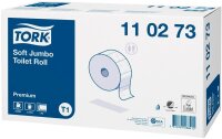TORK Jumbo-Toilettenpapier T1 Premium Soft 2-lagig Recyclingpapier, 6 Rollen