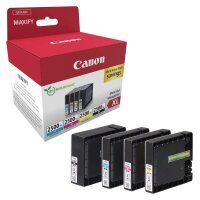 Canon PGI-2500 XL BK/C/M/Y schwarz, cyan, magenta, gelb Druckerpatronen, 4er-Set