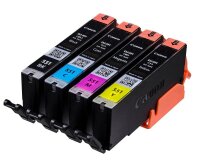 Canon CLI-551 BK/C/M/Y schwarz, cyan, magenta, gelb Druckerpatronen, 4er-Set