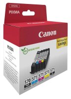 Canon PGI-570 PGBK + CLI-571 BK/C/M/Y 2x schwarz, cyan,...