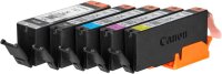 Canon PGI-570 PGBK + CLI-571 BK/C/M/Y 2x schwarz, cyan, magenta, gelb Druckerpatronen, 5er-Set