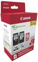 Canon PG-540L + CL-541XL schwarz, color Druckköpfe +...