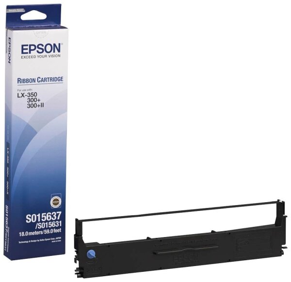 EPSON S015637 schwarz Farbband, 1 St.