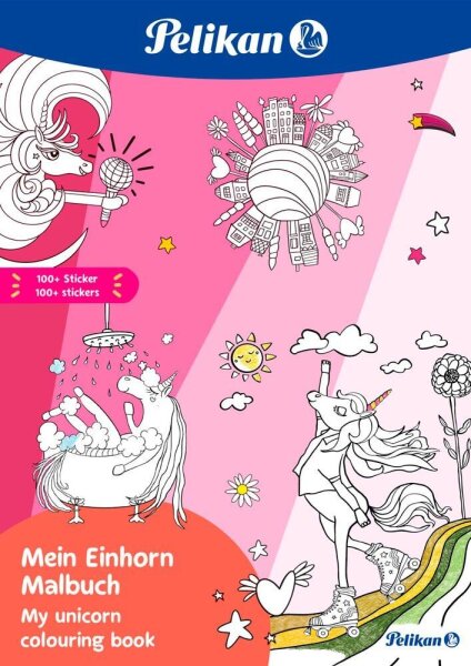Pelikan Einhorn mit Sticker Malbuch, 1 St.