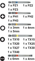 CONNEX Bit-Set, 18-teilig