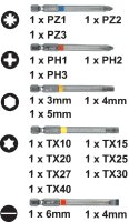 CONNEX Bit-Set, 18-teilig