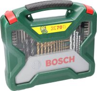 BOSCH Bohrer- und Bit-Set X-Line, 70-teilig