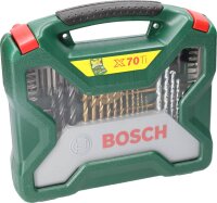 BOSCH Bohrer- und Bit-Set X-Line, 70-teilig