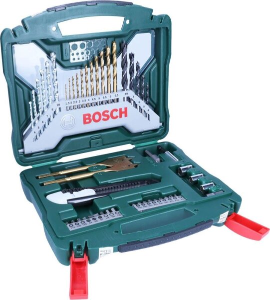 BOSCH Bohrer- und Bit-Set X-Line, 50-teilig