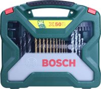 BOSCH Bohrer- und Bit-Set X-Line, 50-teilig
