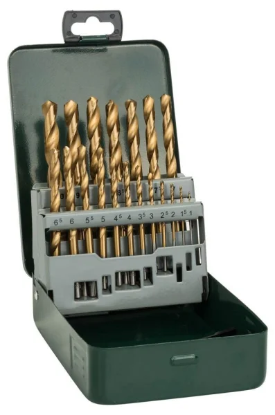 BOSCH Metallbohrer-Set HSS-TiN, 19-teilig