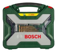 BOSCH Bohrer- und Bit-Set X-Line TiN-beschichtetes,...