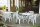 barths Gartentisch Dublin weiß rund 100,0 x 100,0 x 70,0 cm