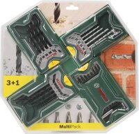 BOSCH Bohrer- und Bit-Set Multipack 3+1 Mini-X-Line-Set, 46-teilig