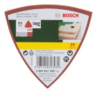 25 BOSCH für Deltaschleifer Schleifblätter 180
