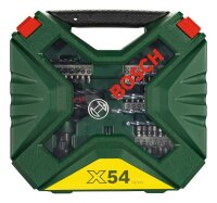 BOSCH Bohrer- und Bit-Set X-Line Classic, 54-teilig