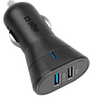 sbs Kfz-Ladeadapter schwarz, 12 Watt