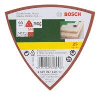 25 BOSCH Schleifblätter 240