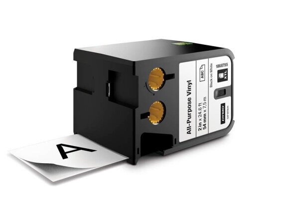 DYMO Schriftband XTL 1868755, 54 mm, schwarz auf weiß, 1 St.