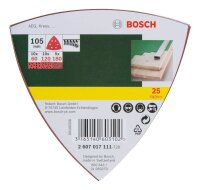 BOSCH Schleifblatt-Set 25-teilig