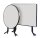 barths Gartentisch Dublin grau, weiß rund 100,0 x 100,0 x 70,0 cm