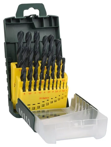 BOSCH Metallbohrer-Set HSS-R, 25-teilig