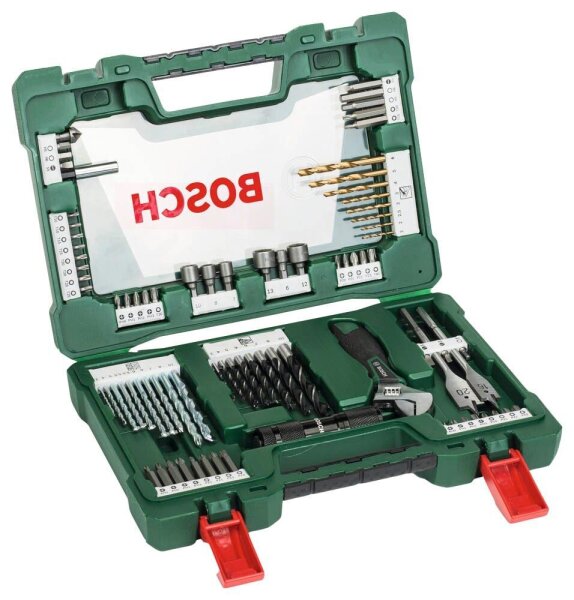 BOSCH Bohrer- und Bit-Set V-Line Box, 83-teilig