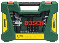 BOSCH Bohrer- und Bit-Set V-Line Box, 83-teilig