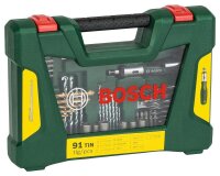 BOSCH Bohrer- und Bit-Set V-Line Box, 91-teilig