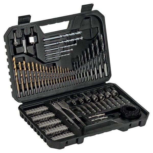 BOSCH Bohrer- und Bit-Set TiN V-Line Set, 103-teilig