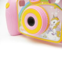 EASYPIX® Kiddypix Mystery Kinderkamera rosa 1,3 Mio. Pixel
