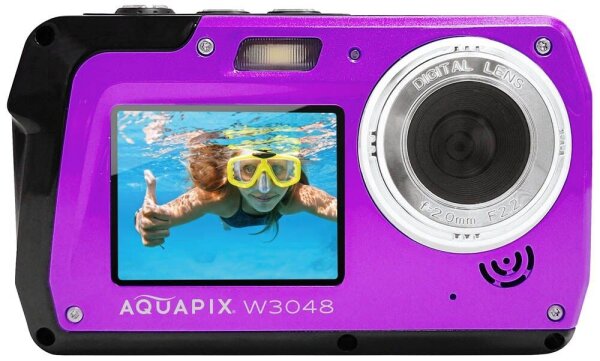 EASYPIX® W3048 EDGE Unterwasserkamera lila 13,0 Mio. Pixel  ( 10074 )
