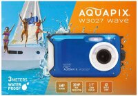 EASYPIX® W3027 WAVE Unterwasserkamera blau 30,0 Mio. Pixel  ( 10034 )