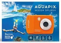 EASYPIX® W2024 SPLASH Unterwasserkamera orange 16,0 Mio. Pixel