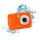 EASYPIX® W2024 SPLASH Unterwasserkamera orange 16,0 Mio. Pixel