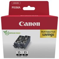Canon PGI-35 BK Twin-Pack schwarz Druckerpatronen, 2er-Set