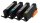 Canon CLI-571 BK/C/M/Y schwarz, cyan, magenta, gelb Druckerpatronen, 4er-Set