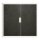 PAPERFLOW easyOffice Industrial Rollladenschrank 61858 2 Fachböden 110,0 x 41,5 x 104,0 cm